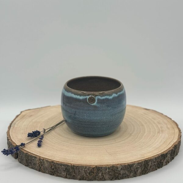 Bauchige Tasse / Türkisblau – Bild 2
